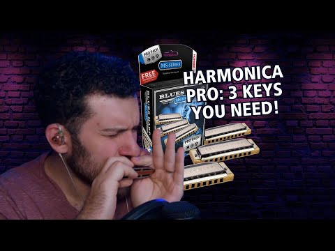 Hohner Blues Harp Pro Pack: Play the Top Three Keys Like a Pro!