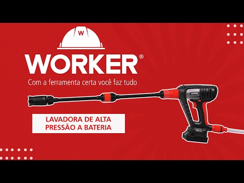 Lavadora de Alta Pressão a Bateria LBW363 250W Bivolt Worker - Vídeo explicativo