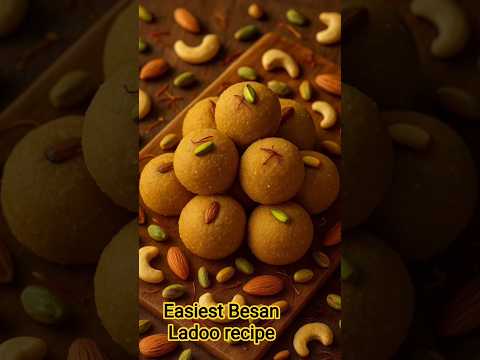#besanladdoo #shorts #viral #recipe #ladoo #easiestrecipes