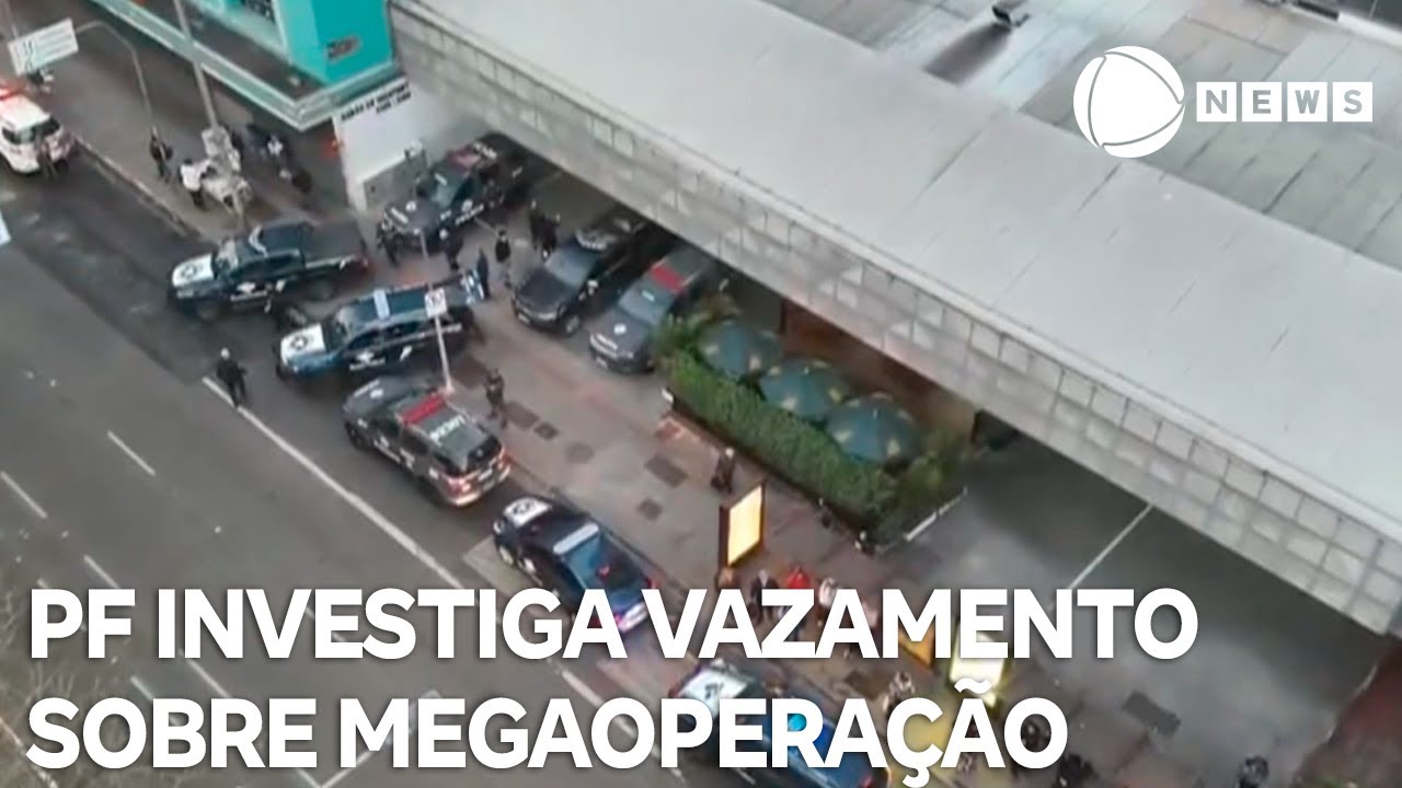 Polícia Federal investiga possível vazamento de dados sobre megaoperação