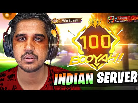 FIRST 100 STREAK IN INDIAN SERVER ?