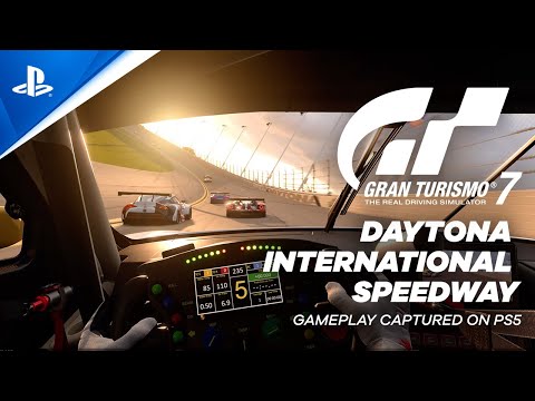 Gran Turismo 7 - Daytona International Speedway Gameplay Video | PS5, PS4