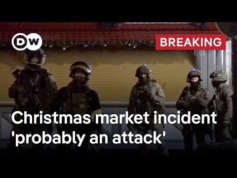 Reports: At least 11 dead as car plowed into Christmas market in Germany's Magdeburg | DW News