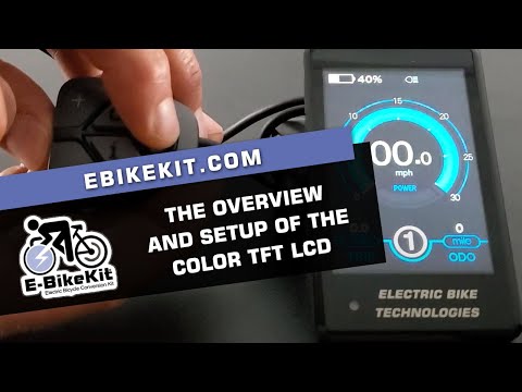 E-BikeKit Conversion Kit System - full-color TFT LCD Display - (August 2020 on)