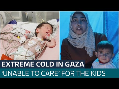 Winter in Gaza: Children and babies struggle for survival as temperatures plunge | ITV News