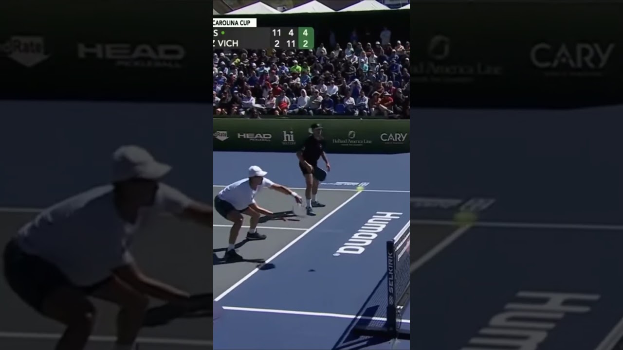 Johns/Johns vs Ge/Martinez-Vich - Fanatics Sportsbook North Carolina Cup (6) #shorts #pickleball