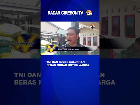 TNI dan Bulog Salurkan Beras Murah untuk Warga