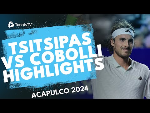 Stefanos Tsitsipas vs Flavio Cobolli | Acapulco 2024 Highlights