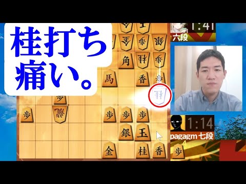 美濃囲いで粘ってみた