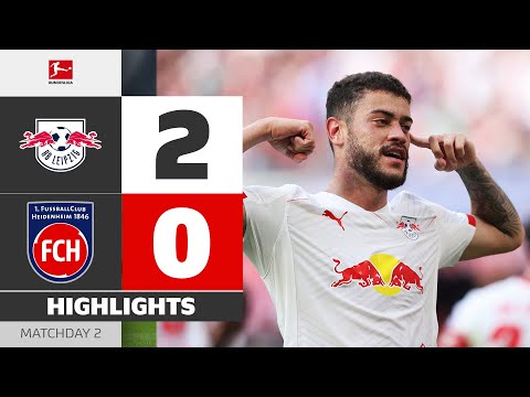 AMAZING Backheel Goal! | RB LEIPZIG - HEIDENHEIM | Highlights | Matchday 2 – Bundesliga 25/26