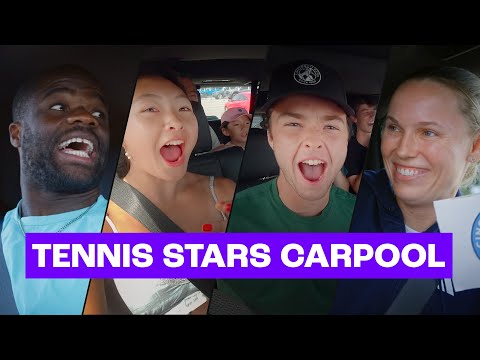 Carpool with the tennis stars at the Cincinnati Open ✨