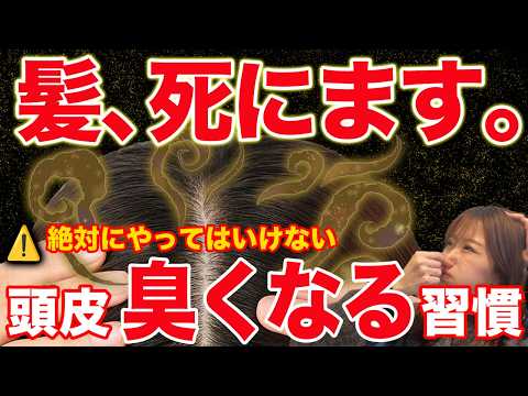 【本当にやめて】絶対にやってはいけない頭皮が臭う原因になる習慣！簡単に頭皮のニオイは消せます！