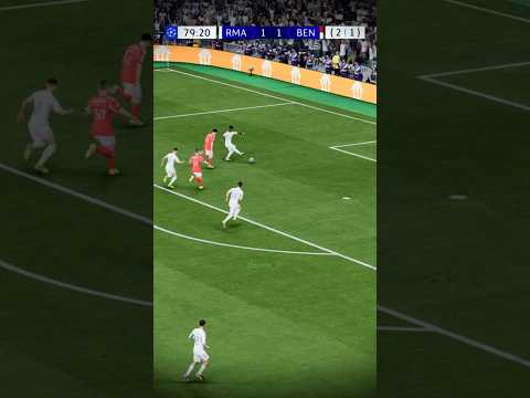 Real Madrid vs Benfica goal highlights ft. Vinicius 🔥 #eafc #eafc26 #fc26 #fut #football #shorts