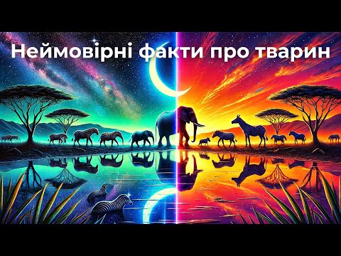 Цікаві Факти про тварин | Пізнавальні Відео