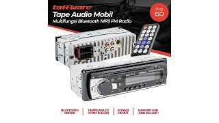 Taffware Tape Audio Mobil Multifungsi Bluetooth MP3 FM Radio - JSD-520 - Black - 1