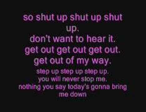 simple plan - shut up! (lyrics)