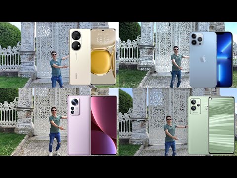 iPhone 13 Pro vs. Xiaomi 12 Pro vs. Huawei P50 Pro vs. realme GT 2 Pro video kıyaslama