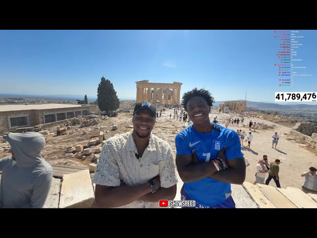 irl stream in Greece 🇬🇷 ft. Giannis Antetokounmpo
