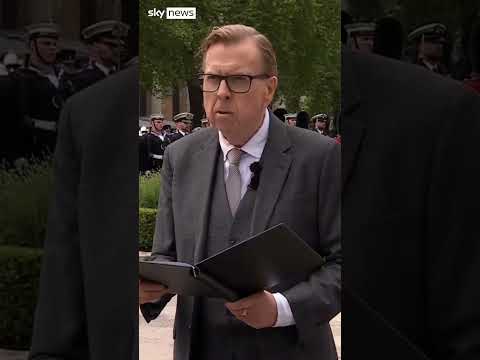 Churchill's victory speech read by actor