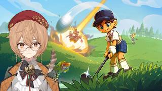 [SUPER BATTLE GOLF] Green woman on the Green (with my friends!)