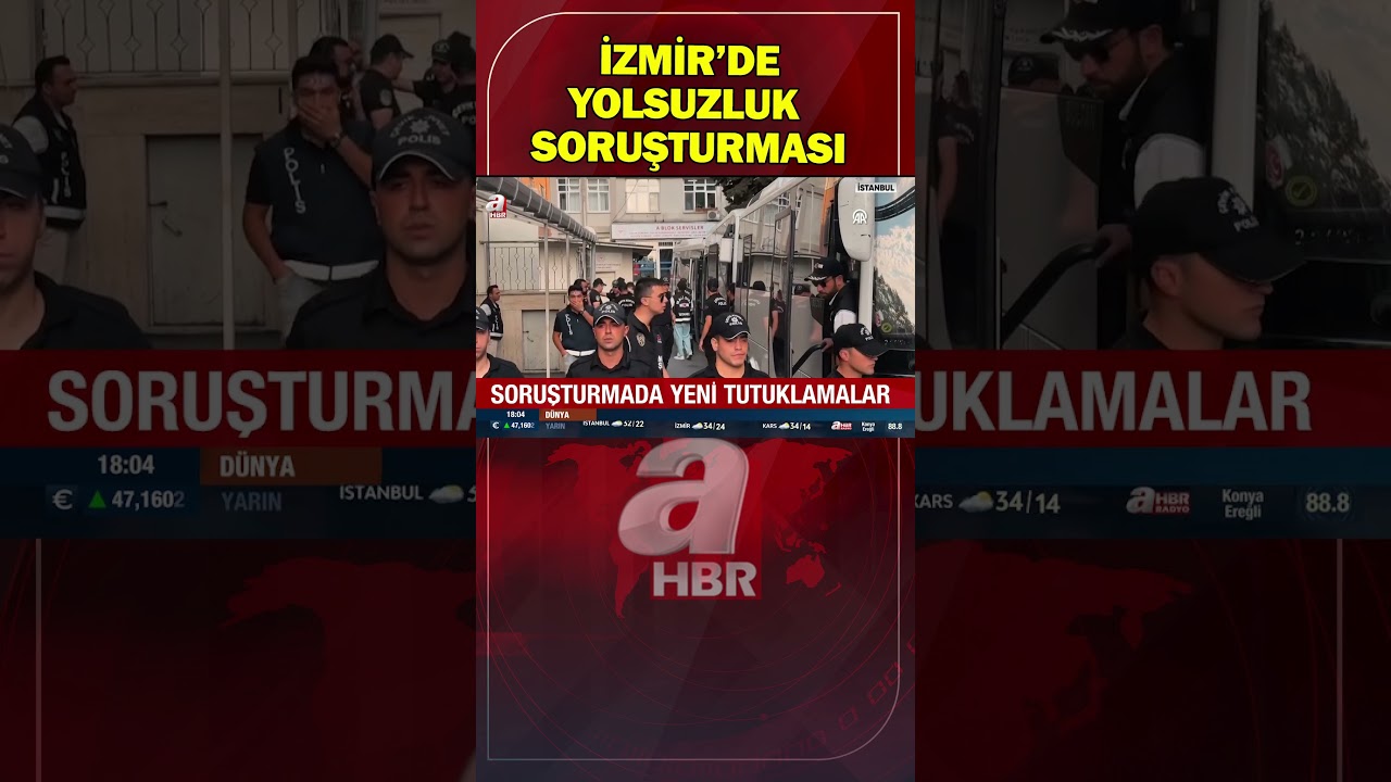 İzmir'deki yolsuzluk soruşturmasında 5 kişi daha tutuklandı! | A Haber