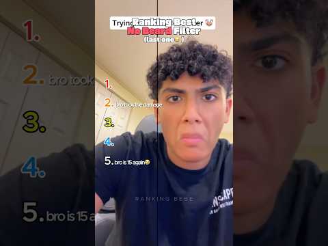 トレンド創作の動画サムネイル - Ranking Best No Beard Filter Moments