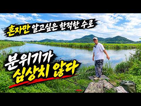 아무도 없는 조용한 수로, 분위기가 심상치 <strong>않다</strong> !!