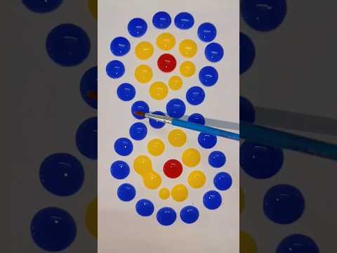 🔵🟡🔴 #art #colours #asmrsatisfying #shorts
