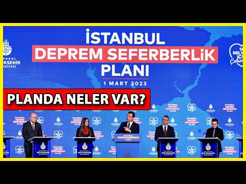 İmamoğlu, İstanbul Deprem Seferberlik Planı'nı Açıkladı