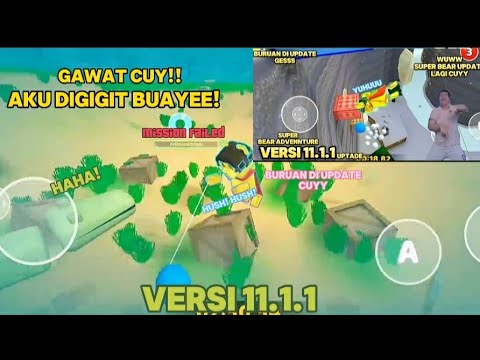 Gawat!! Aku Digigit Buaya. Super Bear adventure update...