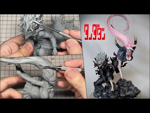 【ダンダダン】変身オカルン＆変身愛羅 のフィギュアを作ってみた【粘土】How to make a figure of Okarun & Aira -Dandadan-