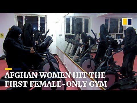Afghan women flex their muscles at first female-only gym in conservative Kandahar
