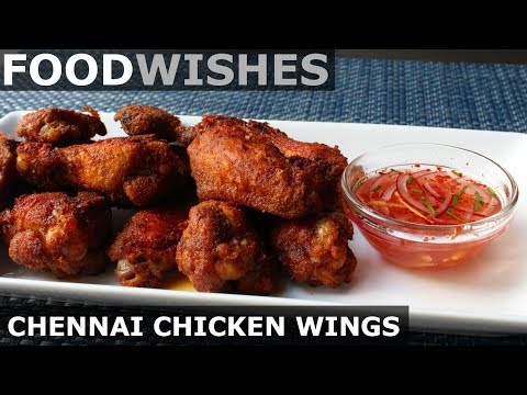 Chennai Chicken Wings - Food Wishes - Indian-Spiced Hot Wings