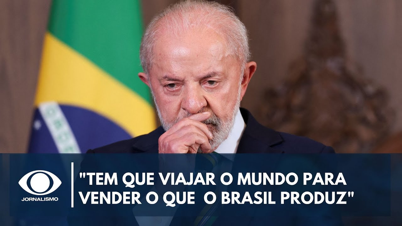“Tem que viajar o mundo para vender as coisas que o Brasil produz”, diz Lula