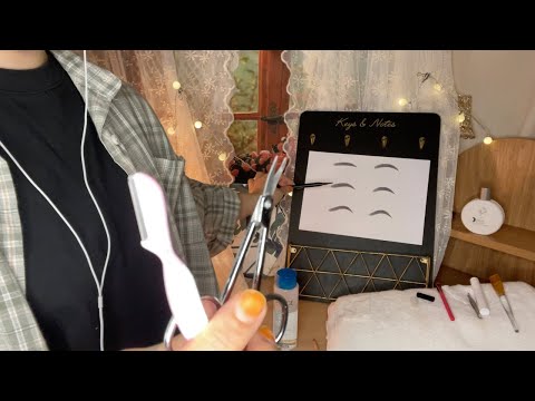 ASMR| 눈썹정리하러 오세요 예쁘게 그려드릴게요! Eyebrowshop RP