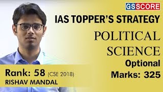 Rishav Mandal, IAS Rank 58: Politial Science Optional Preparation Strategy
