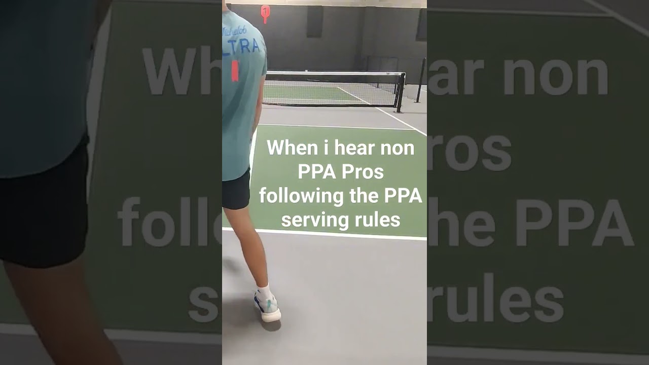 Every Pickleballer Needs to See this About PPA Pickleball Serving