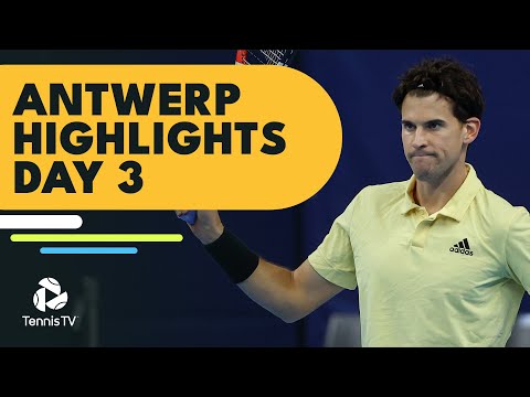 Thiem Makes Debut vs Geerts; Hurkacz & Draper Go the Distance | Antwerp 2022 Highlights Day 3