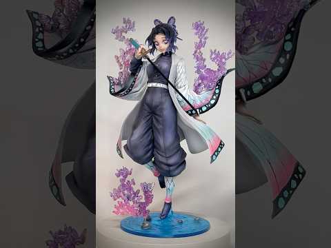 【鬼滅の刃】胡蝶しのぶのフィギュアを作ってみた【粘土】 How to make a figure of Shinobu. #figure #鬼滅の刃 #shorts #animefigure