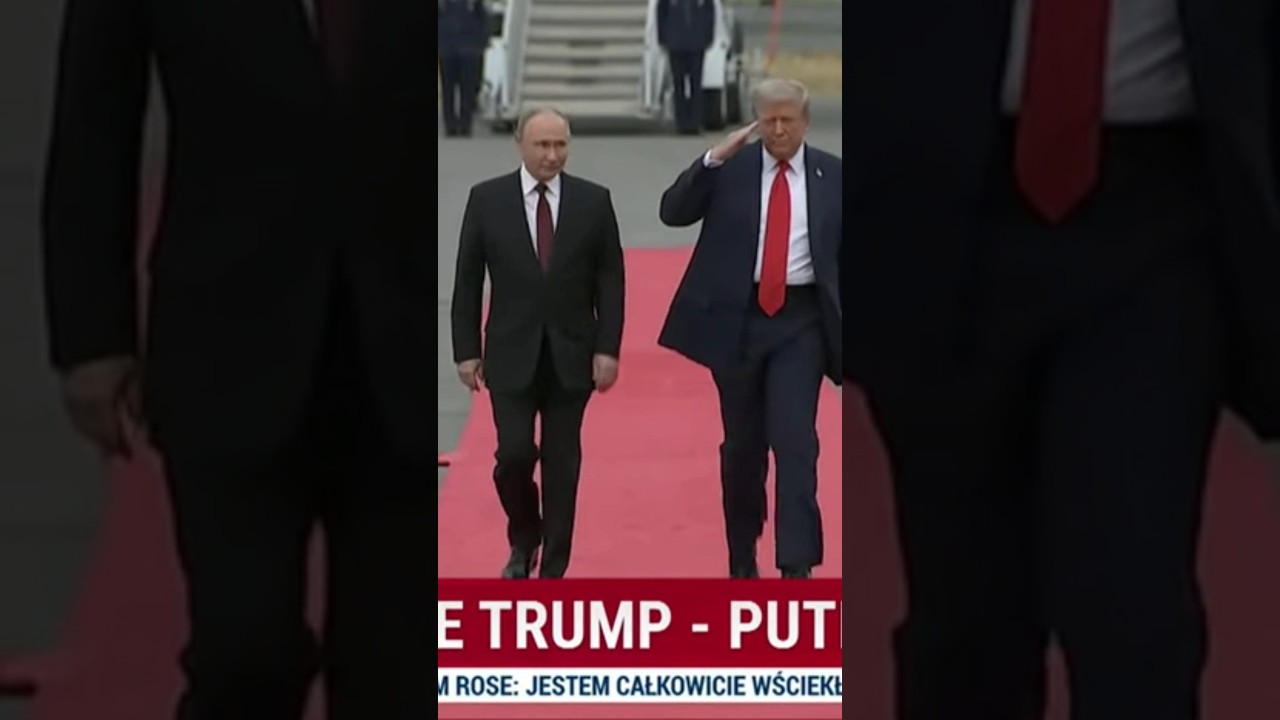 Trump i Putin razem w jednej limuzynie! Nietypowe powitanie na lotnisku