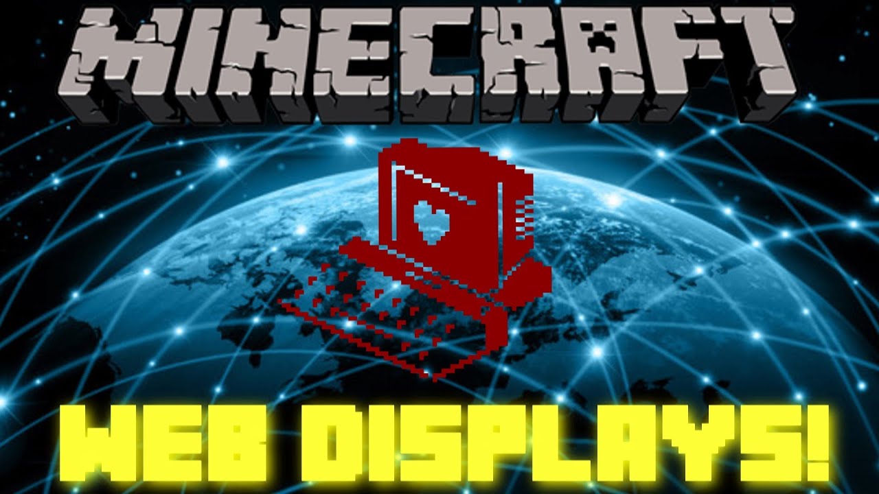 Minecraft mod spotlight 3 web displays mod 1 6 4 forge youtube