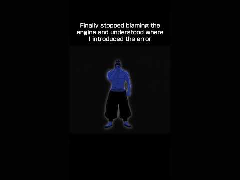 Your first assumption shouldnt be that it isnt your fault #gamedevelopment #memes