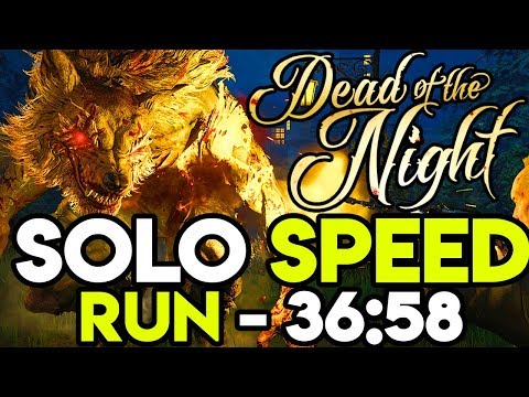 Dead of the Night Solo EE Speedrun - 36:58 Classic Elixirs (Black Ops 4 Zombies)