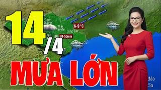Dự Báo Thời Tiết Đêm Nay và Ngày Mai 14/4 | Thời Tiết Hôm Nay 3 Ngày Tới Mới Nhất|#thoitiet