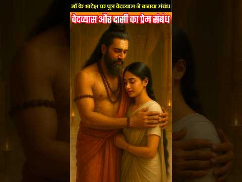 महर्षि वेदव्यास और दासी ने बनाया संबंध 😱🔥| Birth of Vidura #shorts #mahabharat #katha #hindu