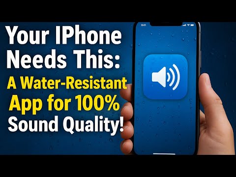 Waterproof Your Sound!This App Is a Game-Changer for iPhone Users! 💦 🎵 #teachandlearn