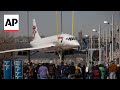Restored Concorde jet returns to New York’s Intrepid Museum