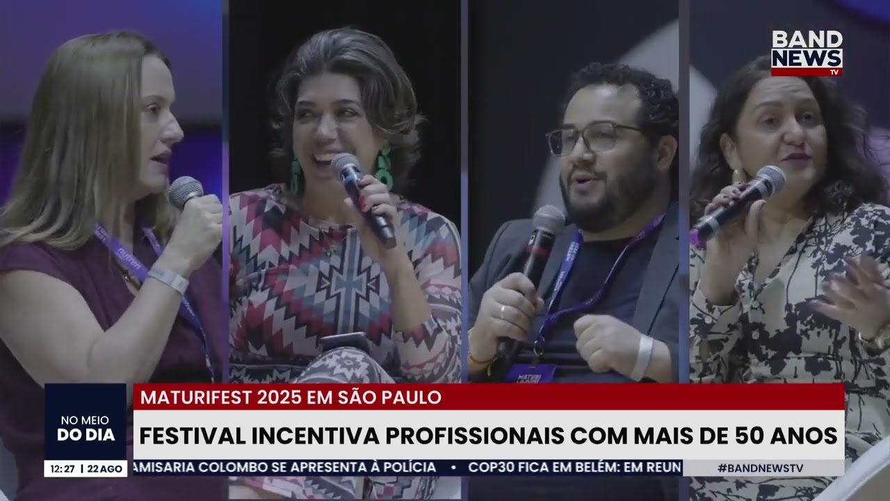 MATURIFEST Festival incentiva profissionais com mais de 50 anos | BandNews TV