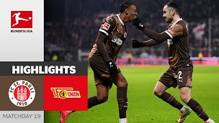 Guilavogui Secures Important Win! | FC St. Pauli — 1. FC Union Berlin | 3-0 | Highlights | MD 19