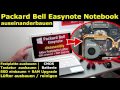Packard Bell Easynote Notebook offnen | HDD SSD einbauen CMOS Lufter reinigen Tastatur - [4K Video]